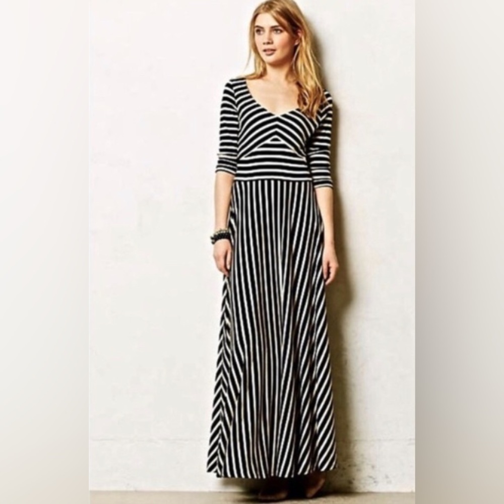 Puella Anthropologie Striped Maxi Dress Women’s Medium